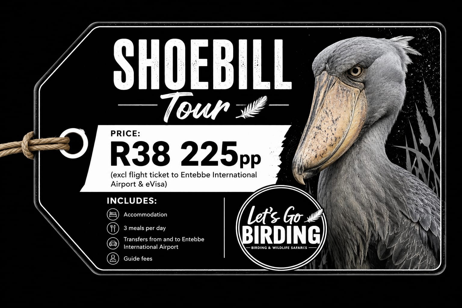Uganda Shoebill Tour: Let's go Birding 2027