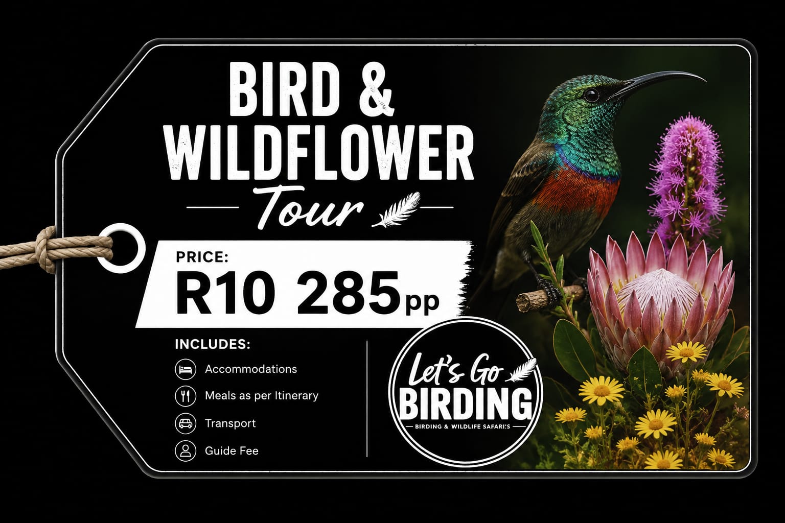 Flower and Birding Tour 2027 with Lets go Birding