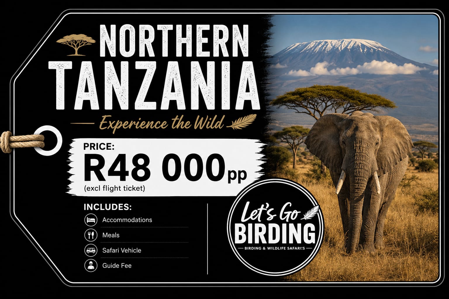 Northern Tanzania Bird Tour with Lets Go Birding